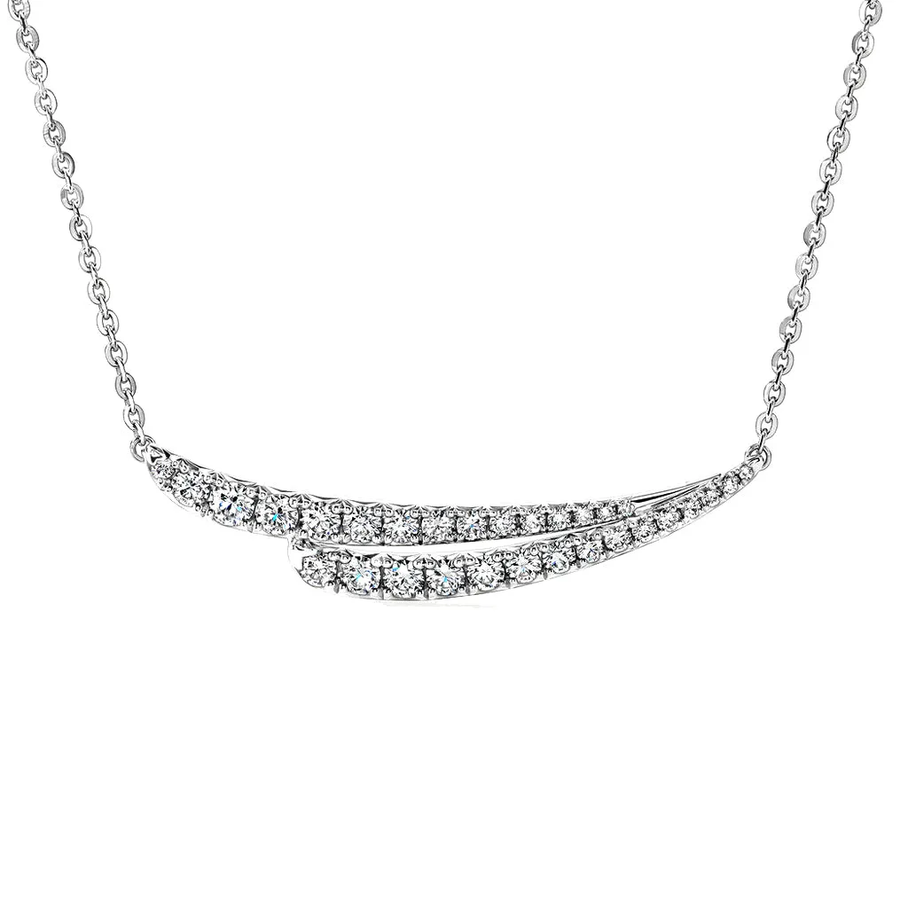 Hearts on Fire Vela French Cut Pavé Diamond Pendant Necklace