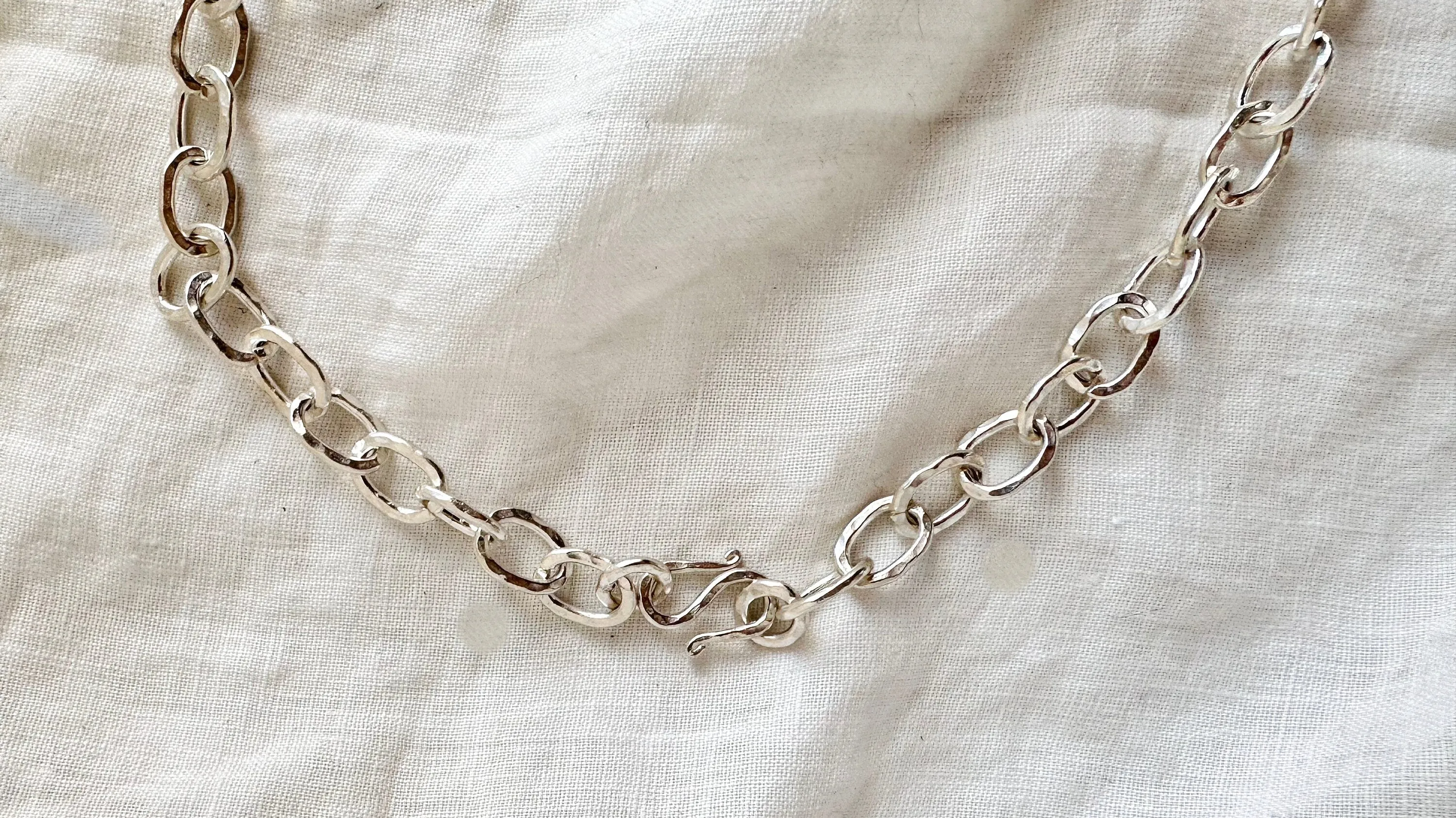 Huge Amethyst Pendant Necklace. Chunky Silver Chain. Sterling Silver. 1343
