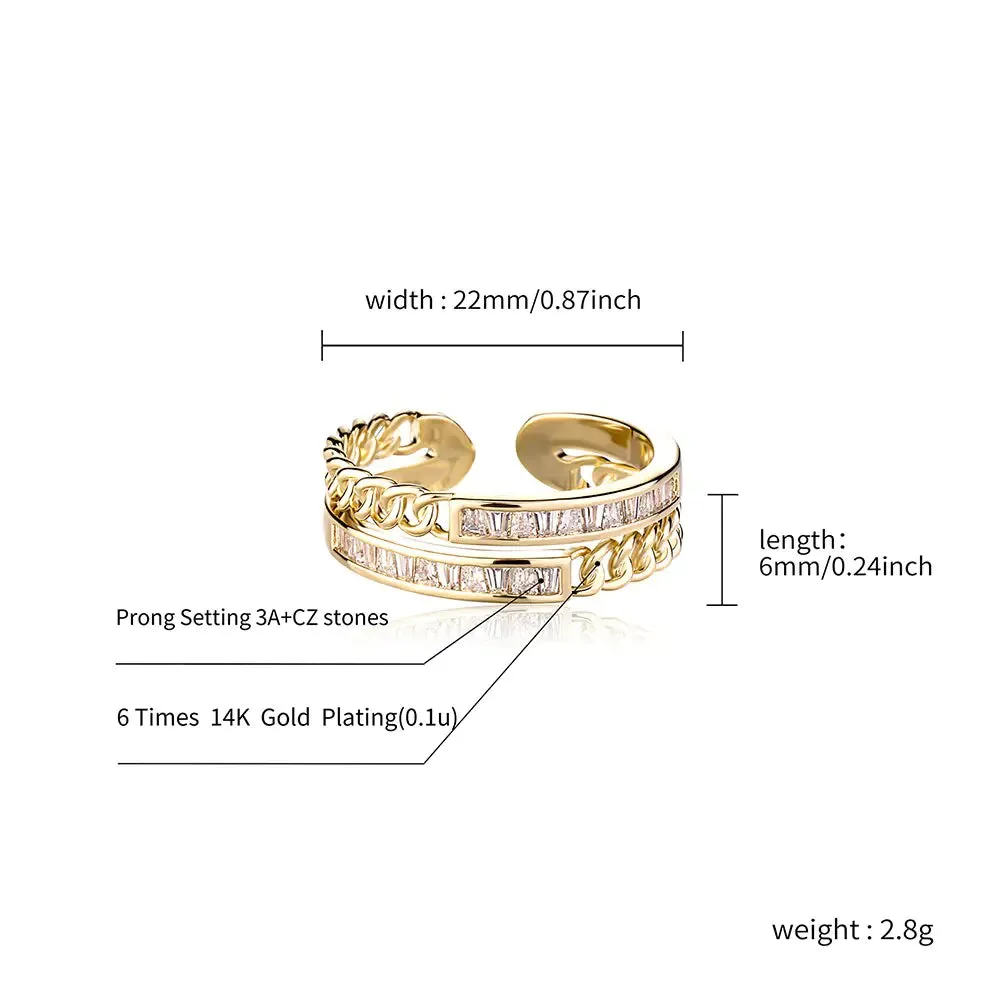 Iced Out Cuban Couple Rings
