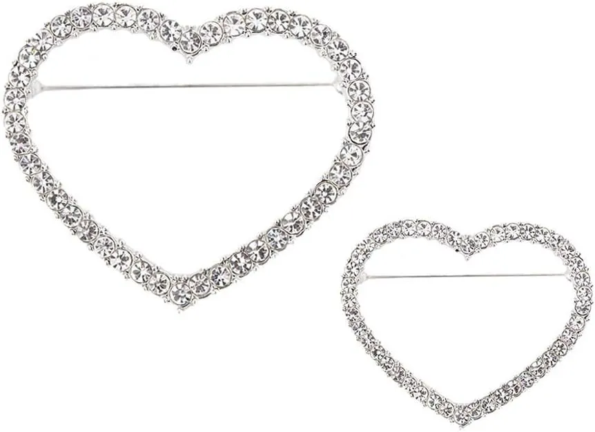Joyci 2Piece Round Brooch Fully-Jewelled Cardigan Shawl Pins Fashion Sweater Scarves Lapel Pin European Type Breastpin