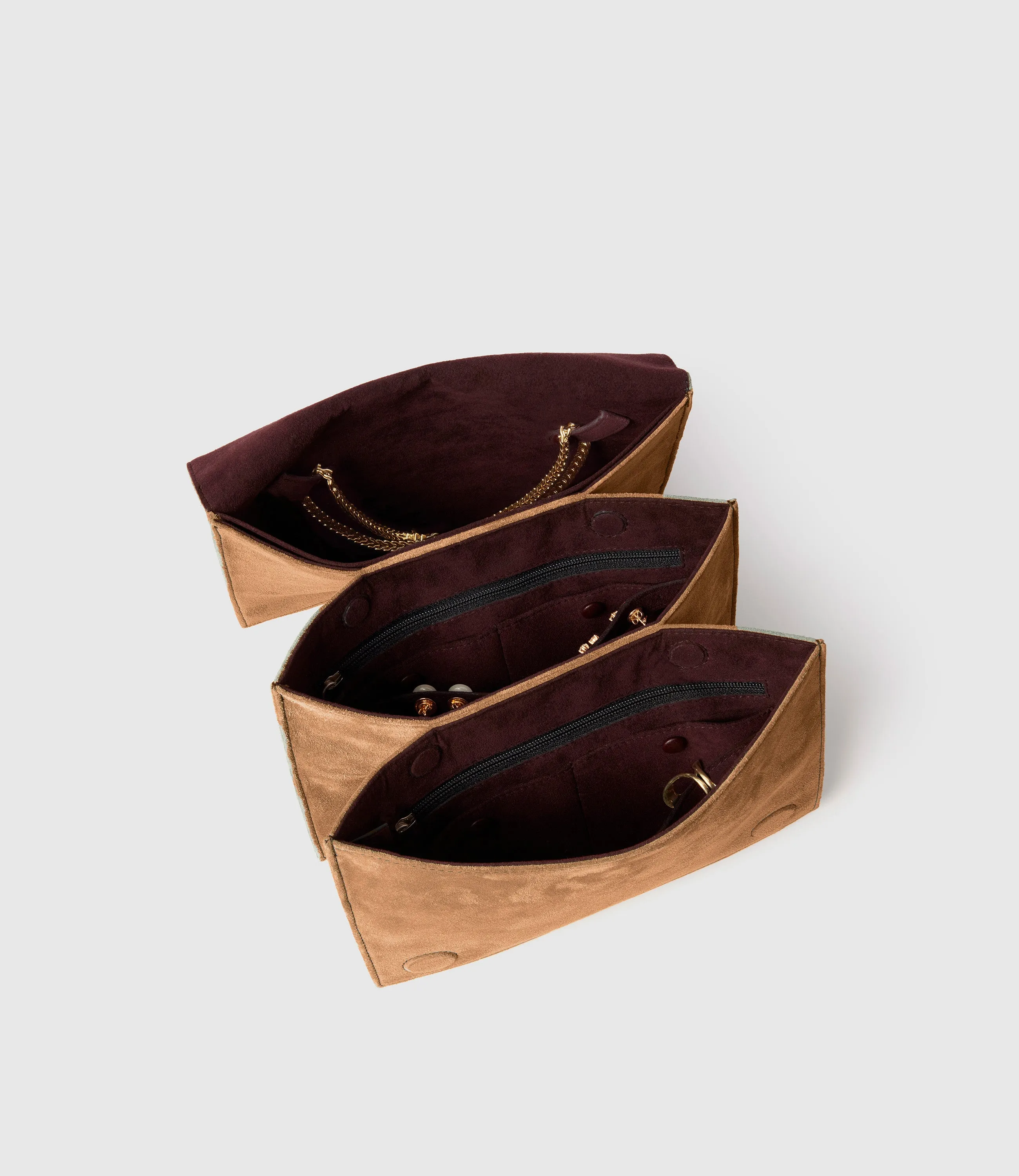 Large Jewellery Travel Case Suede Marrakech