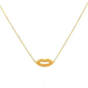 Luxe Lips Necklace