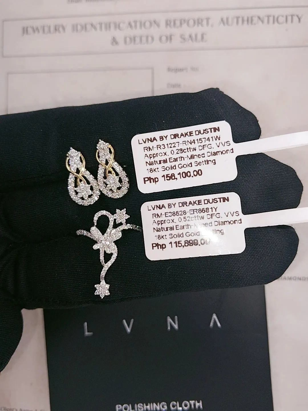 #LVNA2024 | Ribbon Star Diamond Jewelry Set 18kt