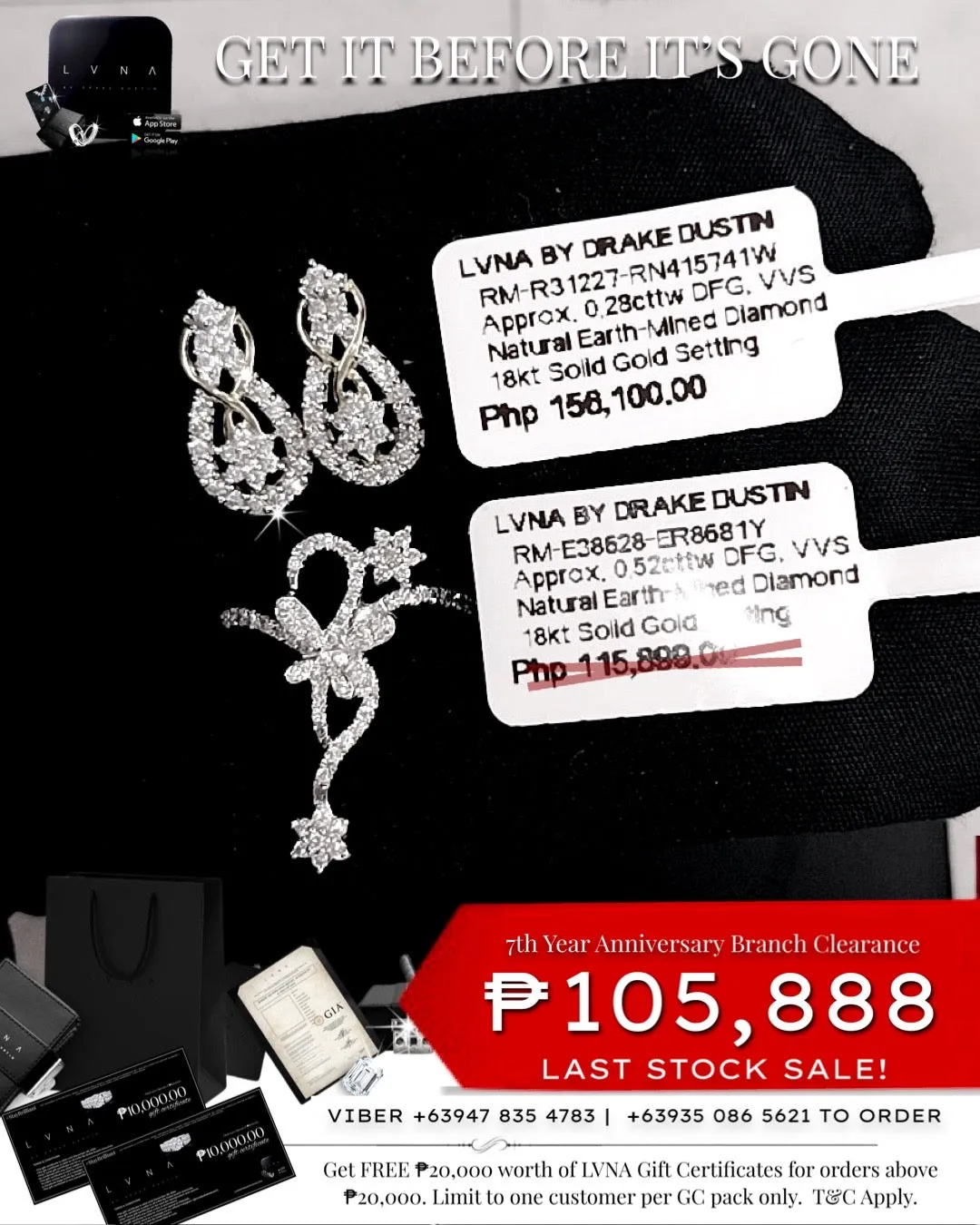 #LVNA2024 | Ribbon Star Diamond Jewelry Set 18kt