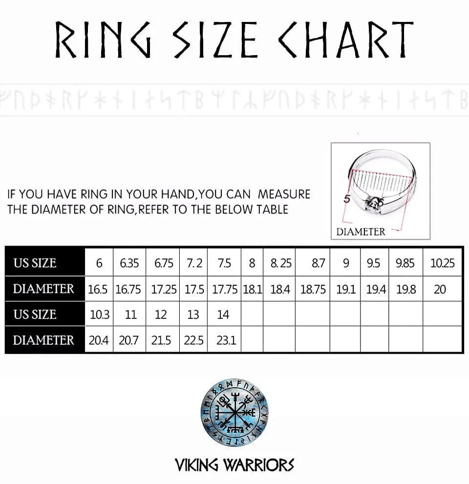 Magic Runes Luminous Spin Ring