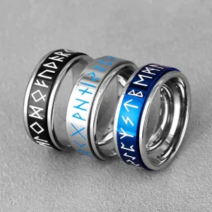 Magic Runes Luminous Spin Ring