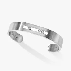 Messika Men's Move Titanium Bangle with 1/4ct Diamonds