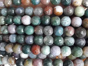 Multicolour Circular Semi Precious Agate Stones