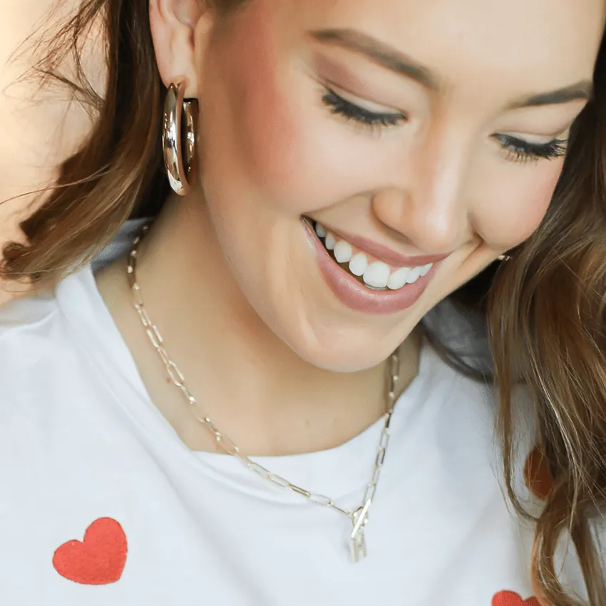Natalie Wood - Toggle Initial Necklaces in Gold