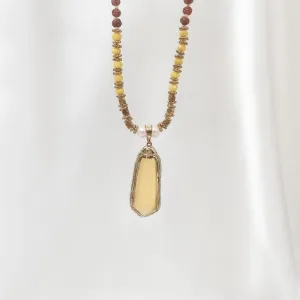 Necklace Yoga Glass Crystal Pendant