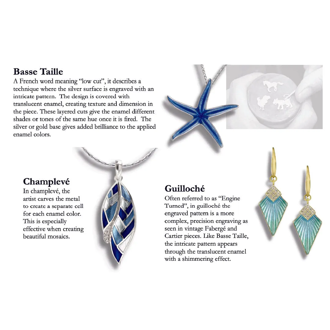 Ocean’s Solitude Dolphin Rhodium Plated Chain Pendants