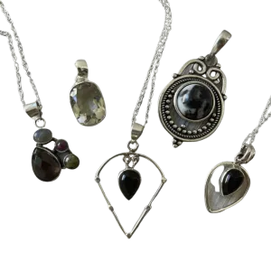One Off Gemstone Pendants