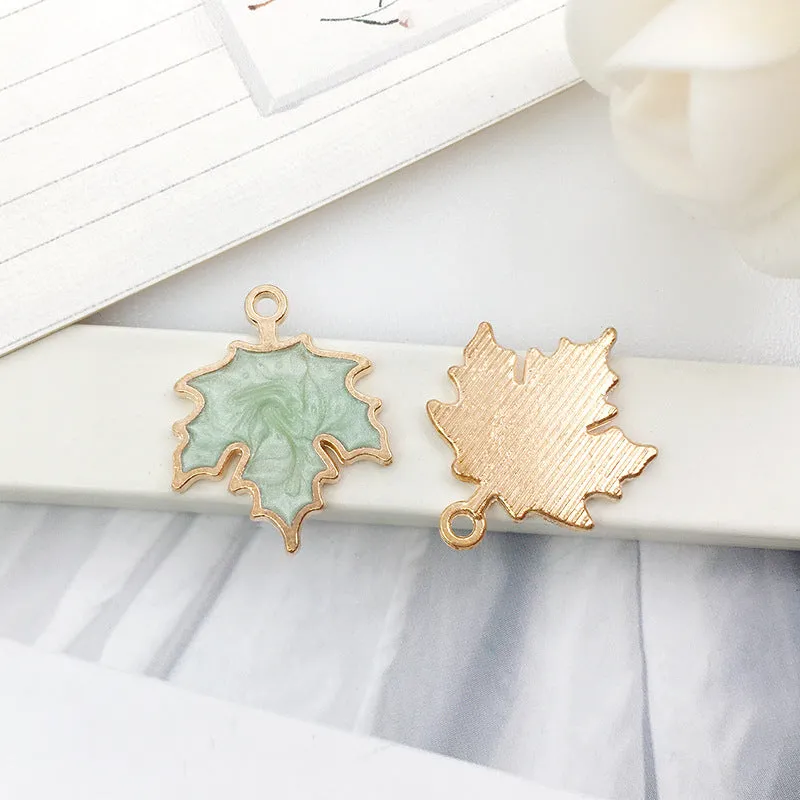 Owllaser Drip Oil DIY Handmade Jewelry Accessories Alloy Small Pendant Earrings Necklace Pendant Material