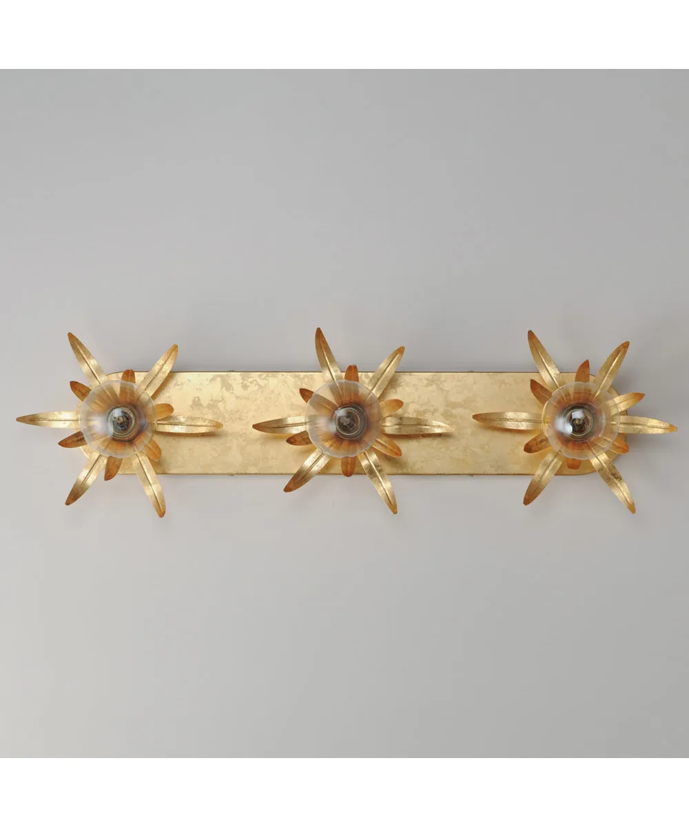 Paloma 3-Light Sconce Gold Leaf