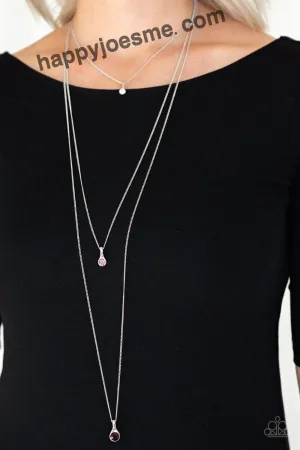 Paparazzi Crystal Chic Purple Necklace