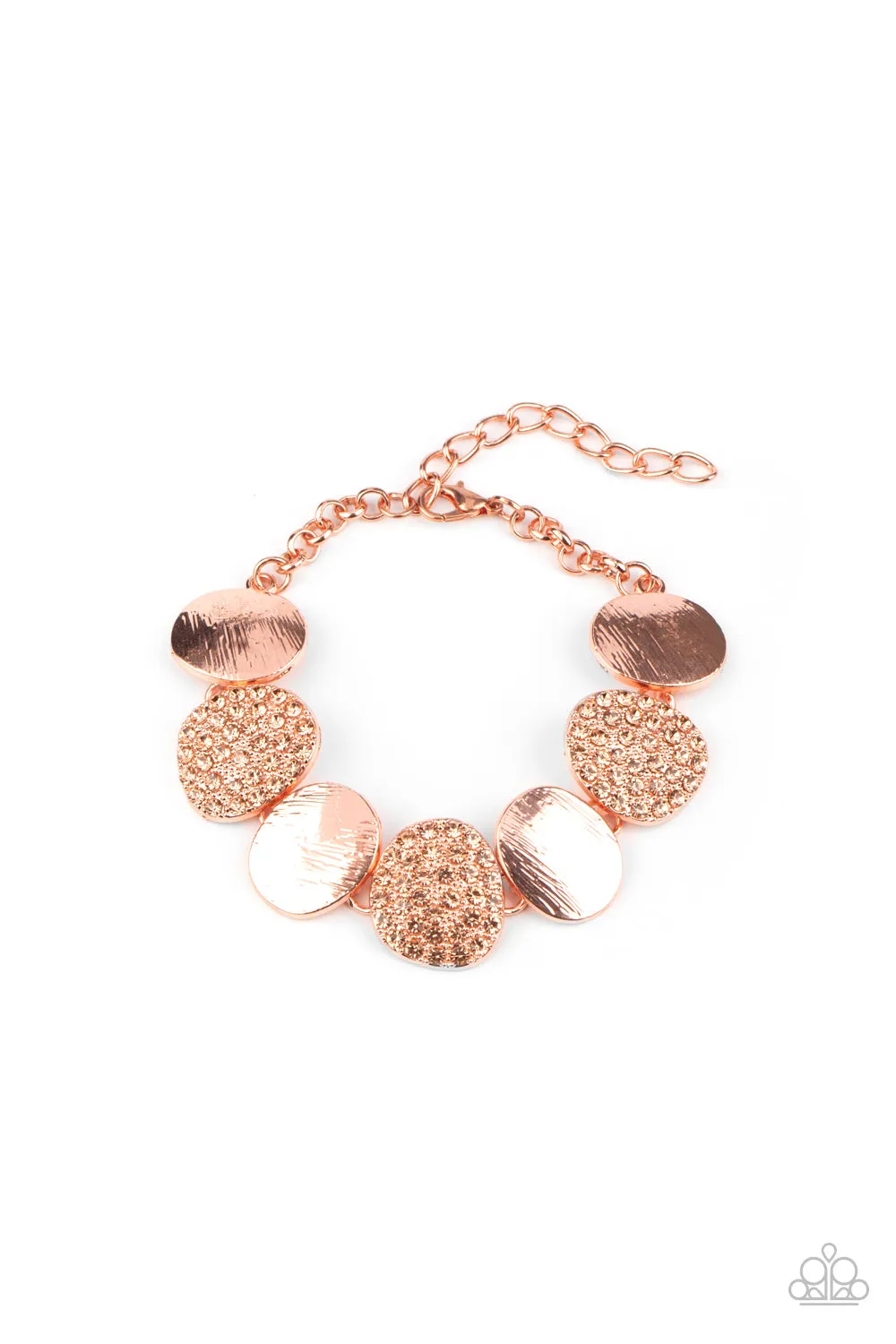Paparazzi Tough LUXE - Copper Bracelet