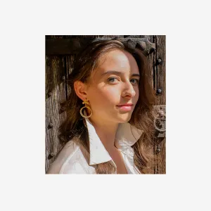 PEARL HOOP EARRINGS