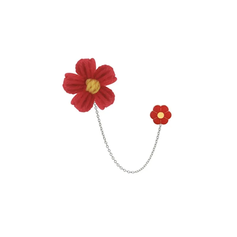 Plush Chain Brooches