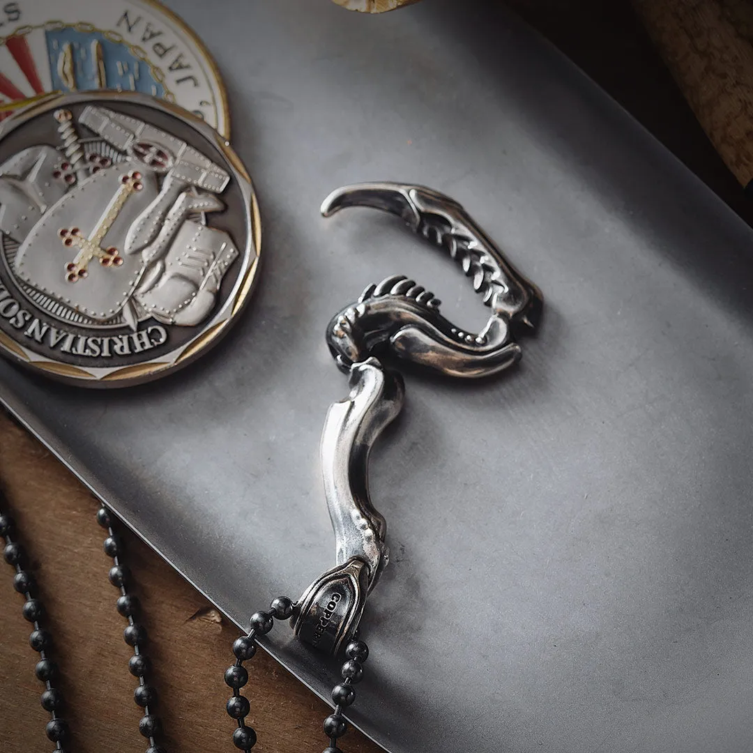 Praying Mantis Claw Pendant