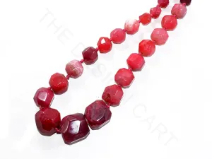 Red Uncut Agate Stones