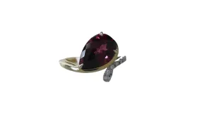 Rhodolite Garnet Ring