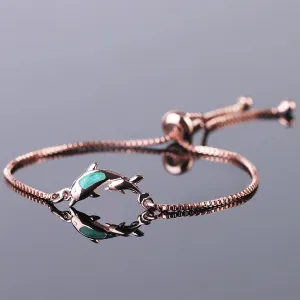 Save Ocean Animals Jewelry | Opal Dolphin Bracelet