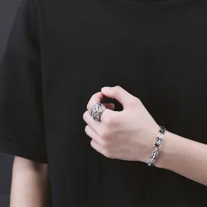 Shadow Veil - Dragon Men's Bracelet by The Nevermore
