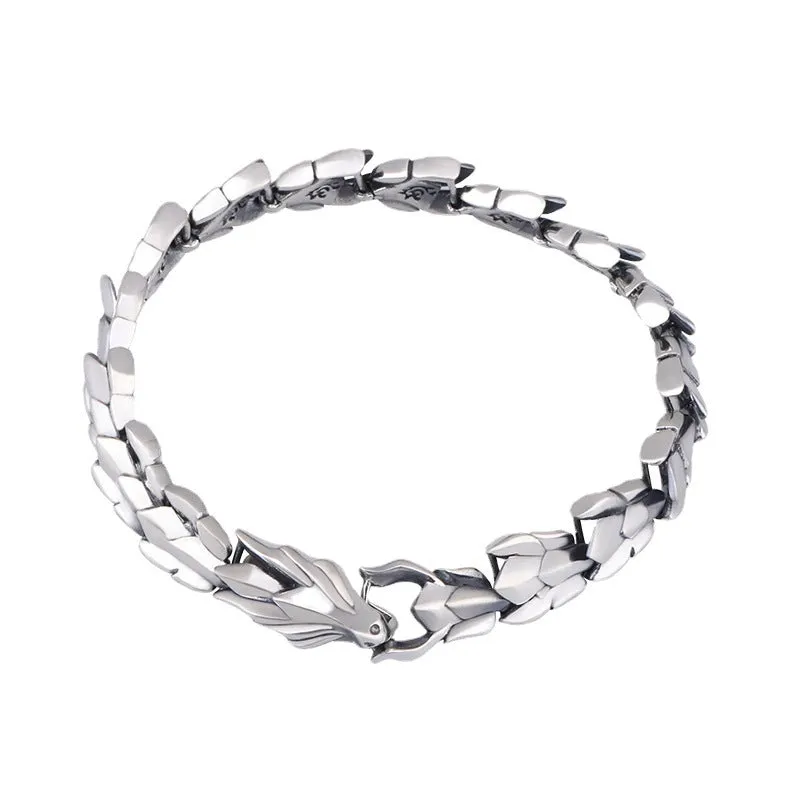 Shadow Veil - Dragon Men's Bracelet by The Nevermore