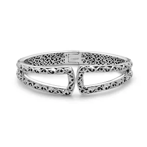 Silver Ivy U Cuff