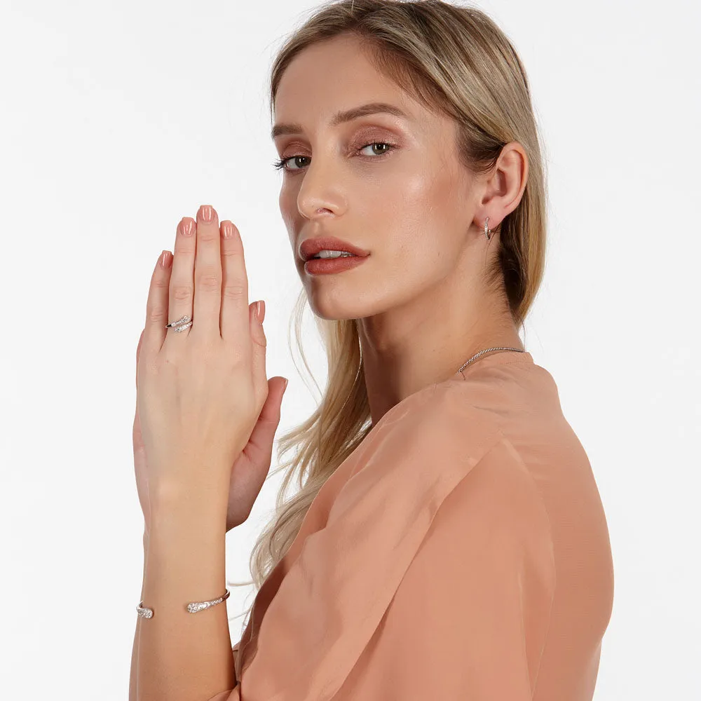 Skinny Drip Twist Bangle
