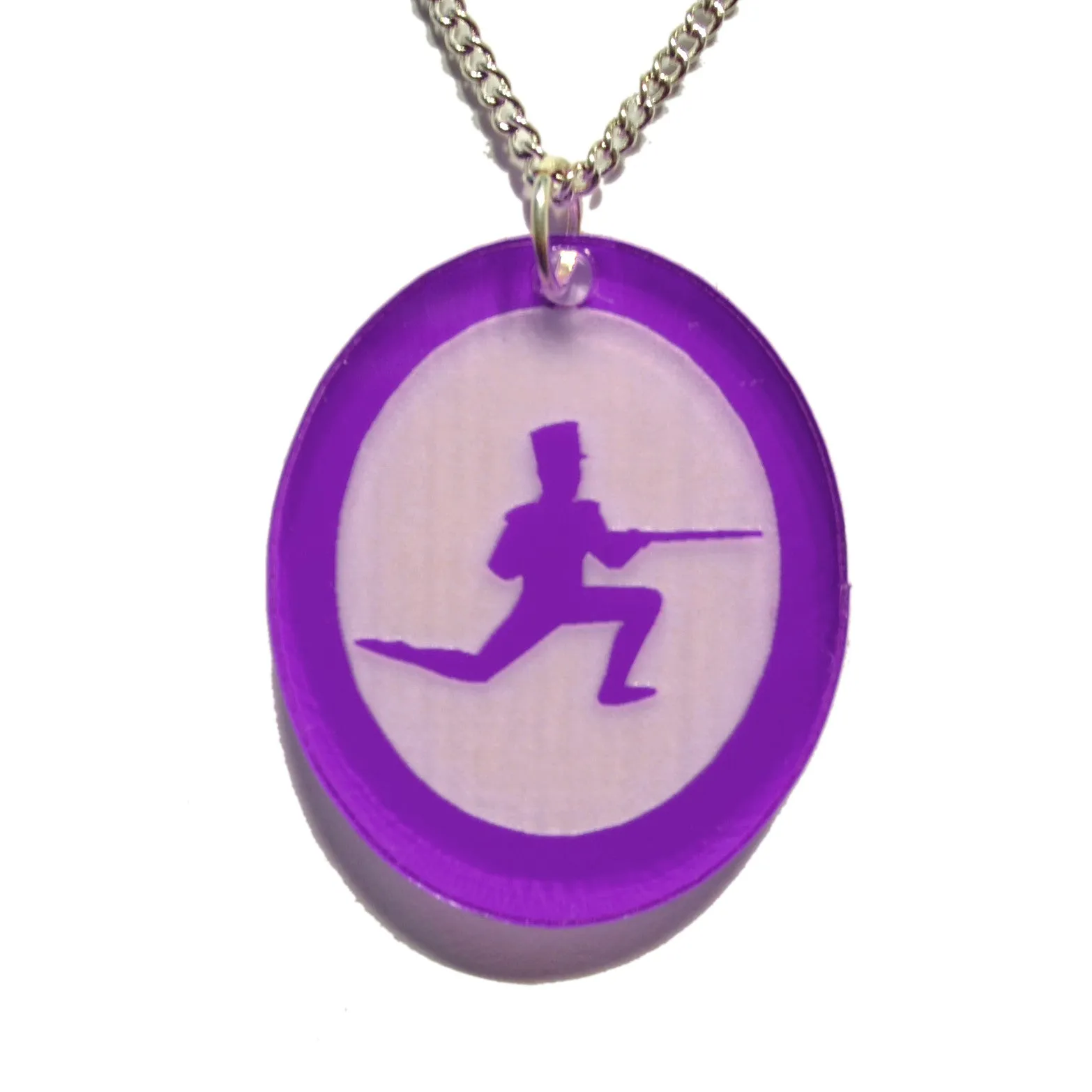 Soldier Silhouette Pendant