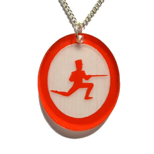 Soldier Silhouette Pendant