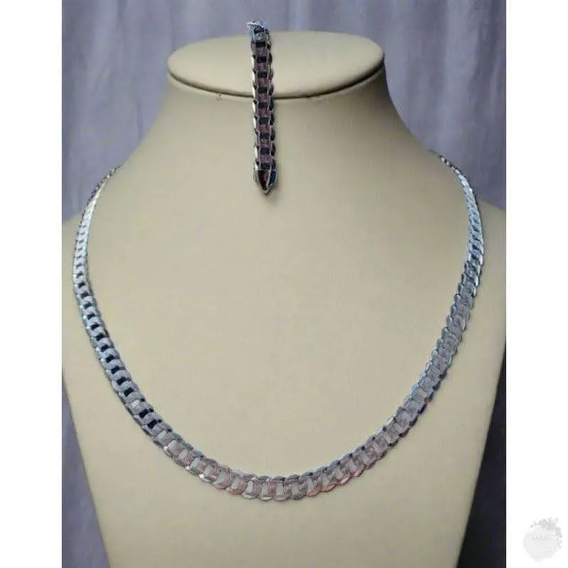 Sterling Silver Lumina Men Chains & Bracelets Collection