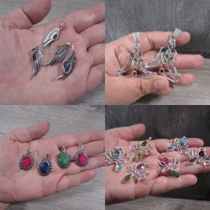 Sterling Silver Pendants in Assorted Styles