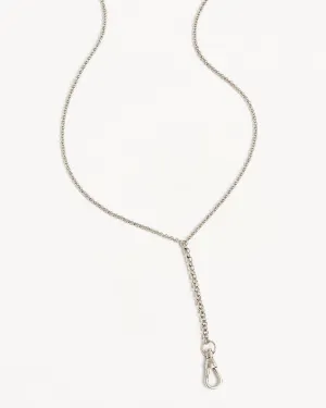 Sterling Silver Your Story Albert Clasp Lariat Necklace