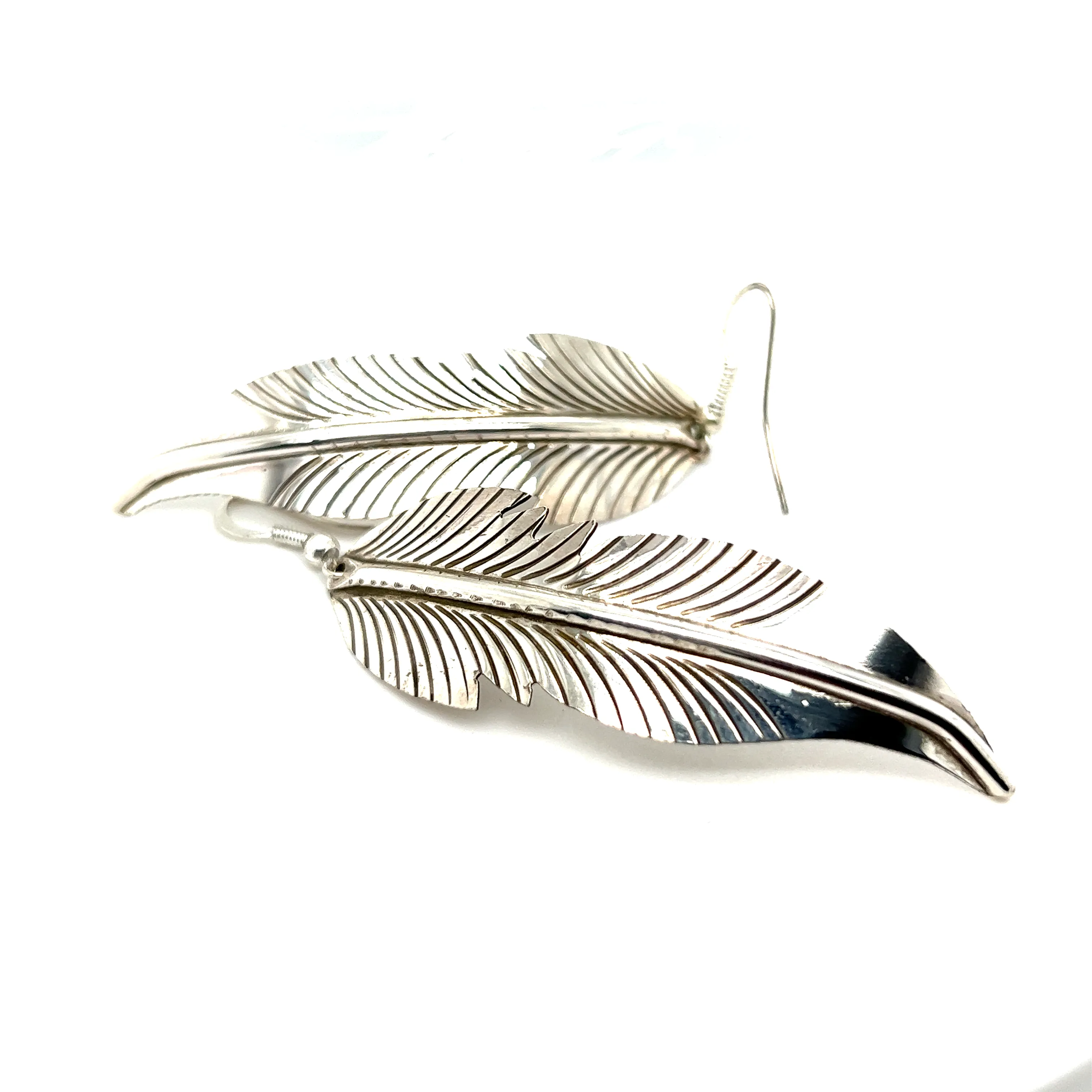 Striking Native American Feather Earrings