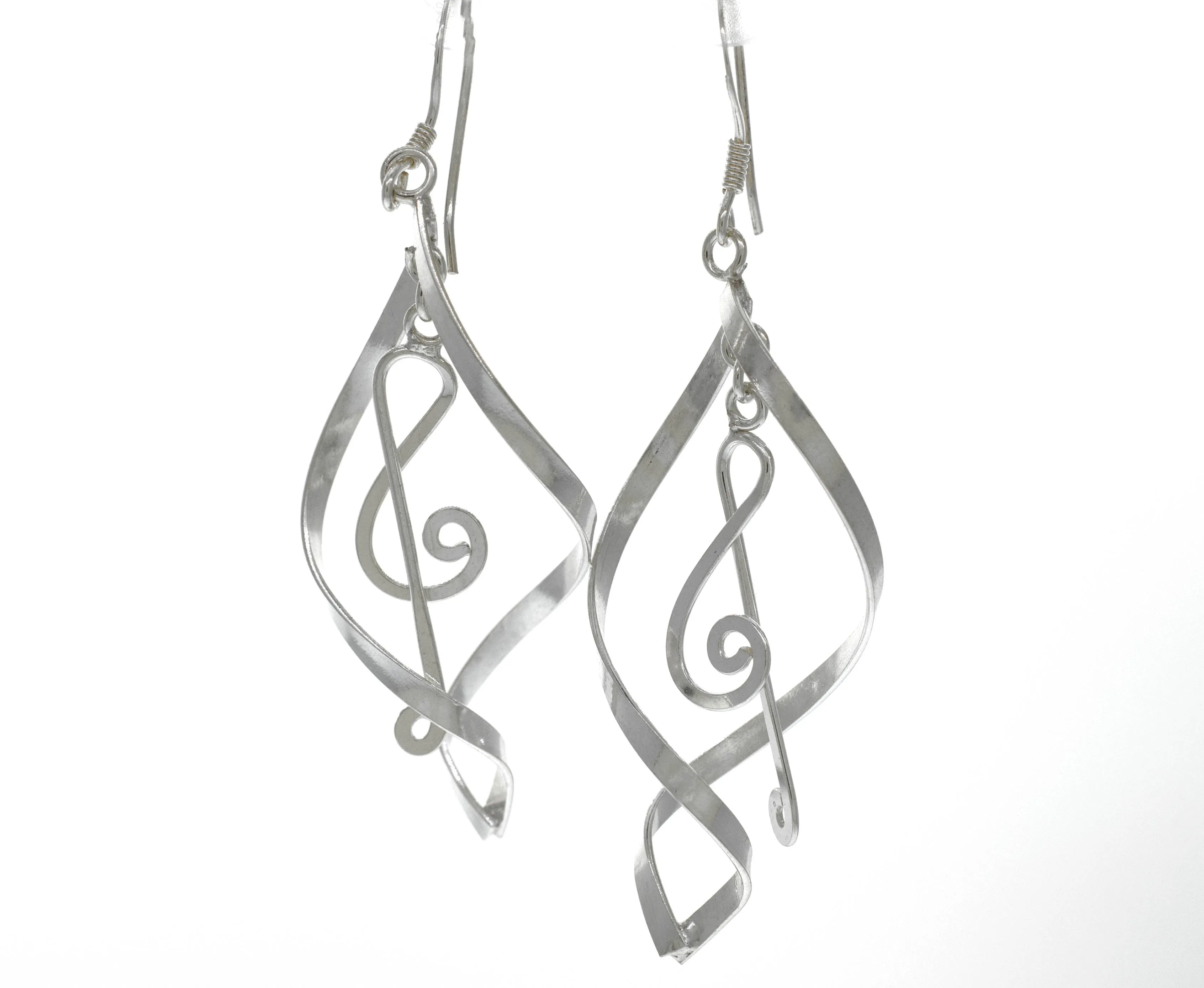 Striking Treble Clef Earrings