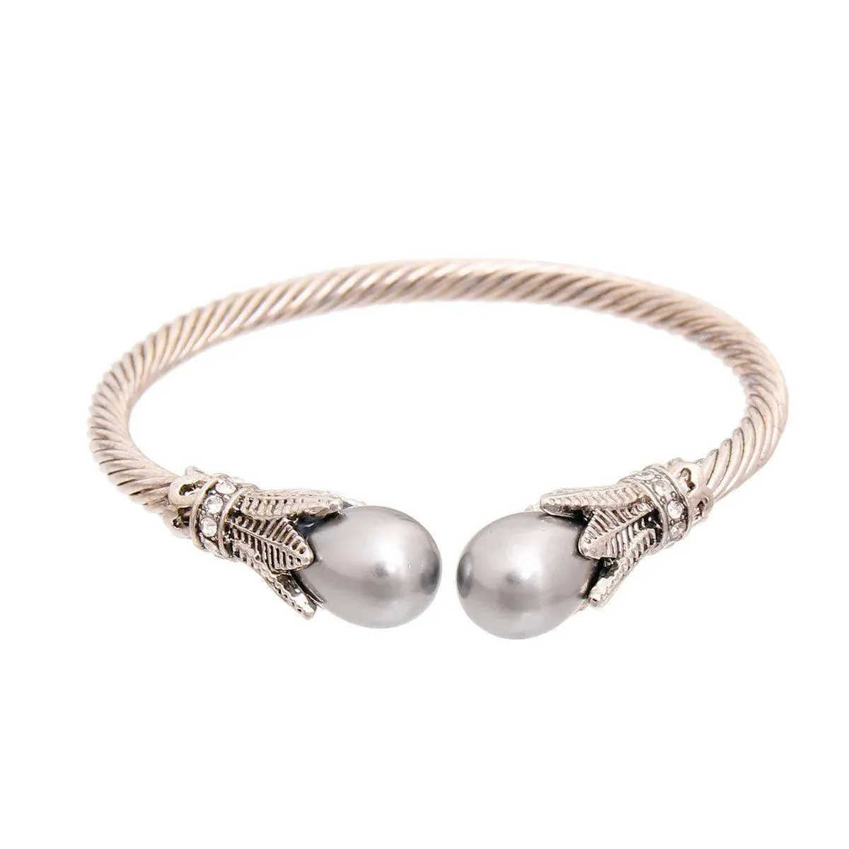 Timeless Beauty Meets Modern Chic: Pearl Accent Cuff Bracelet Must-Have