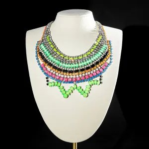 TOM BINNS Very Neon Techno Chic Necklace