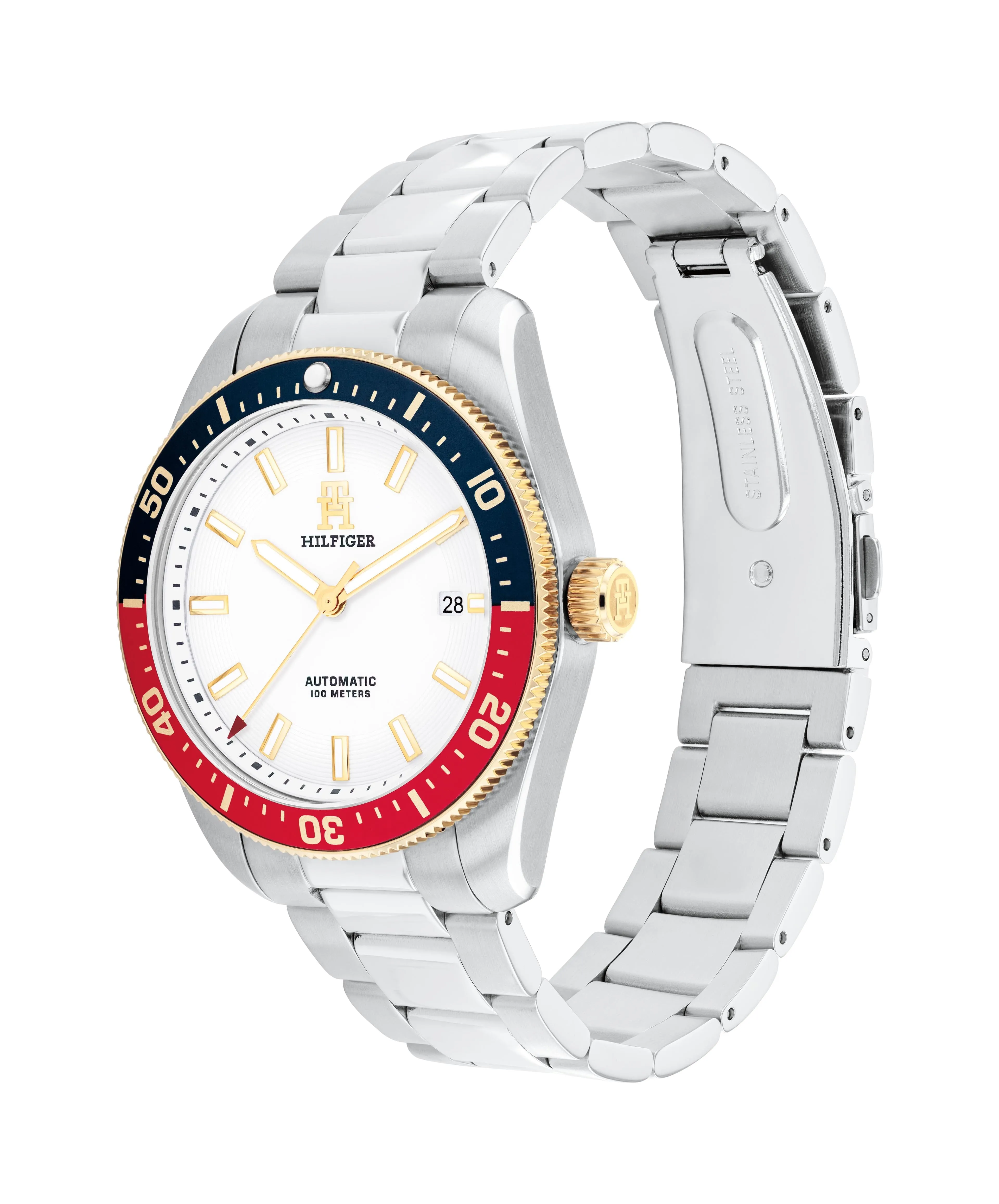 Tommy Hilfiger Th85 Stainless Steel White Dial Men's Watch 1710551