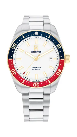Tommy Hilfiger Th85 Stainless Steel White Dial Men's Watch 1710551