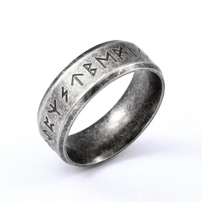 Viking Runes Wedding Rings