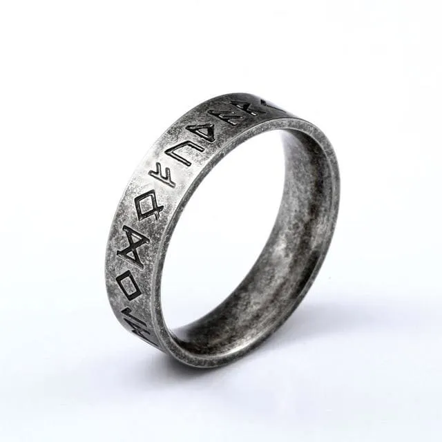 Viking Runes Wedding Rings