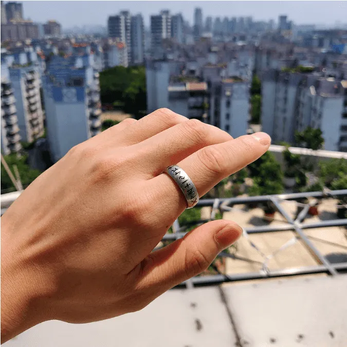 Vintage Futhark Rune Ring