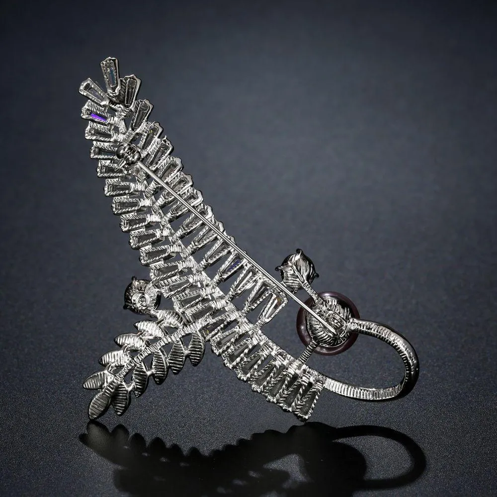 Vintage Leaf Branch Brooch