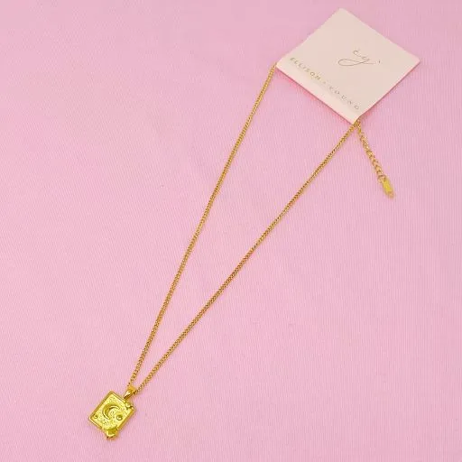 Wander The Universe Square Pendant Necklace