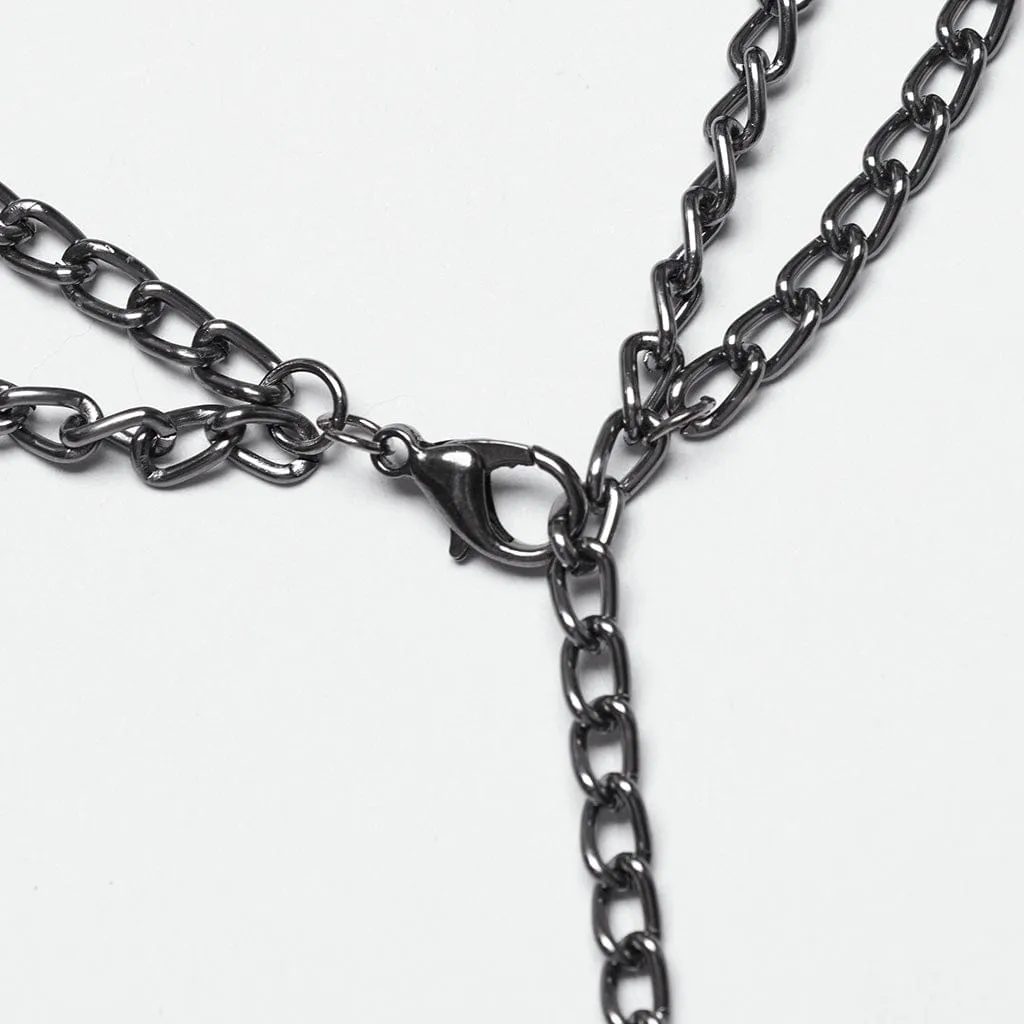 Women's Gothic Skull Chain Crown Headwear