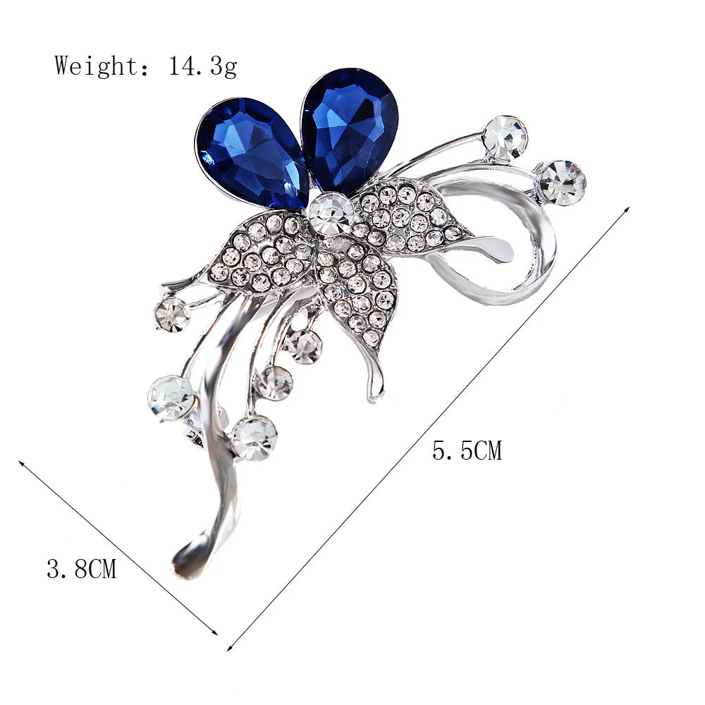 XSB055 - Elegant Silver Brooch