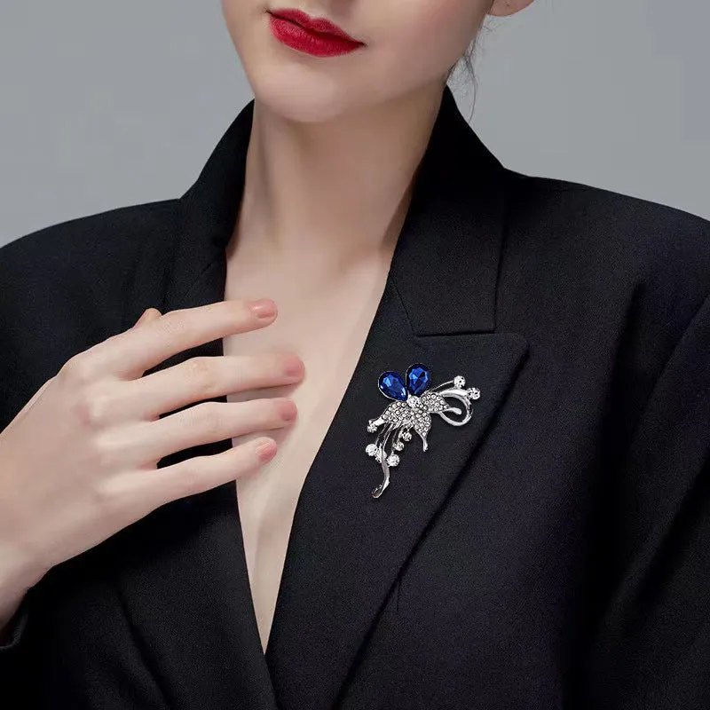 XSB055 - Elegant Silver Brooch