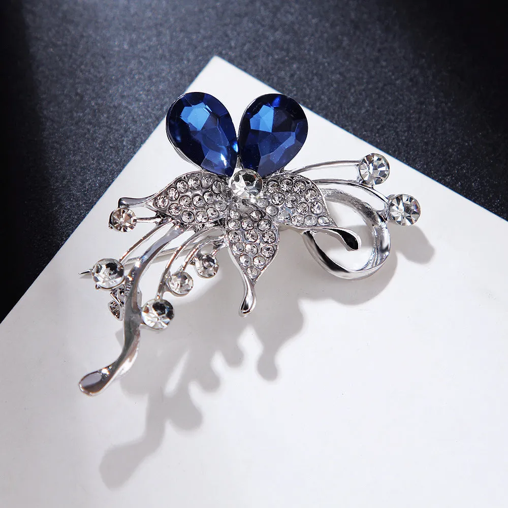 XSB055 - Elegant Silver Brooch